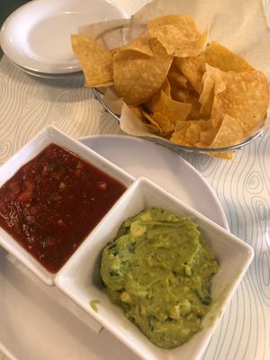 Chips, salsa and guacamole  at CALI - South in Tampa