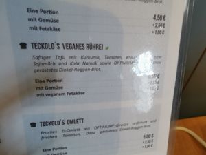 Das ist es, echt lecker. at Teckolo - Cafe. Bistro. Laden. in Tecklenburg