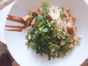 Summer menu dish at Q Mee in Eisenstadt