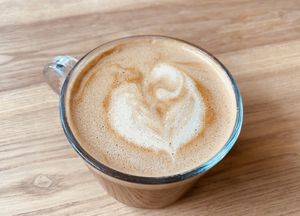 Amazing Latte  at Kind Cafe in Vancouver