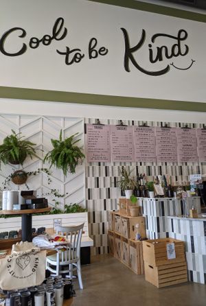 Interior at Kind Cafe in Vancouver