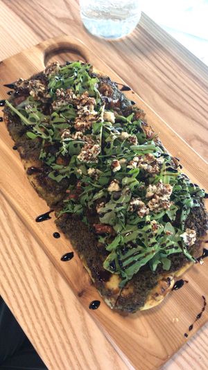 Flatbread 👌 at Kind Cafe in Vancouver