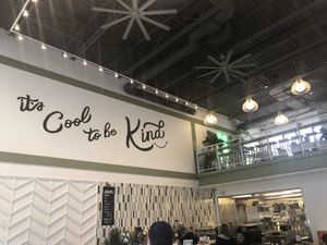 Inside at Kind Cafe in Vancouver