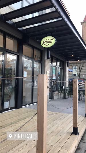 Kind cafe outside  at Kind Cafe in Vancouver