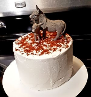 RED VELVET CAKE to die for 😍
The Kind Cafe surprised me with the decoration once I told them I was The Crazy Donkey Lady!

My non Vegan friends were so impressed and they couldn't believe it was Vegan 😁 at Kind Cafe in Vancouver