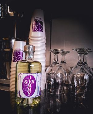 Our Personal Gin "Jimmy" at Gelateria Jimmy in Muggia