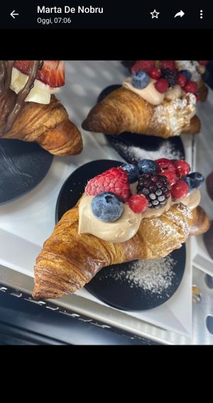 Brioches guarnite at Gelateria Jimmy in Muggia