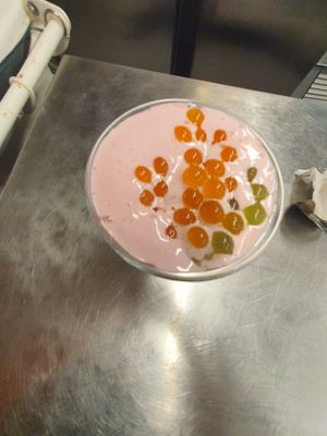 Le Bubbles sul milkshake at Gelateria Jimmy in Muggia