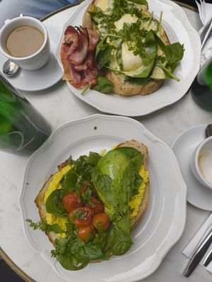 Friend says that the scrambled eggs Benedict were also delicious at Harju 8 in Helsinki