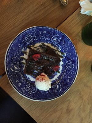 Vegan mudcake at Harju 8 in Helsinki