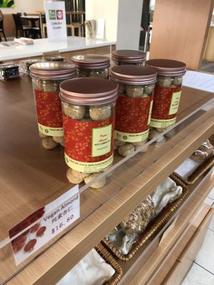 CNY almond cookies  at Metta Cafe in East Singapore