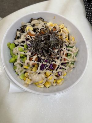 Poki bowl  at Metta Cafe in East Singapore