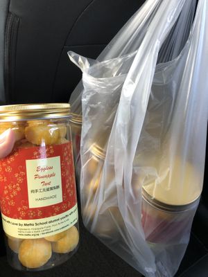 Soft tasty pineapple tarts only during CNY at Metta Cafe in East Singapore