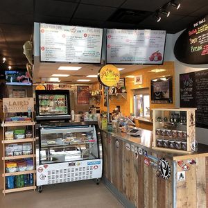 Inside counter at Al's Aloha Kitchen in Hilton Head Island