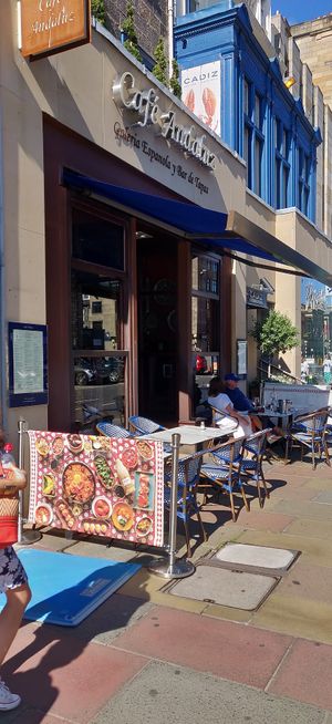 Hello at Cafe Andaluz - George St. in Edinburgh
