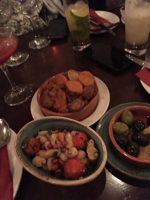 Tapas and a daiquiri  at Cafe Andaluz - George St. in Edinburgh