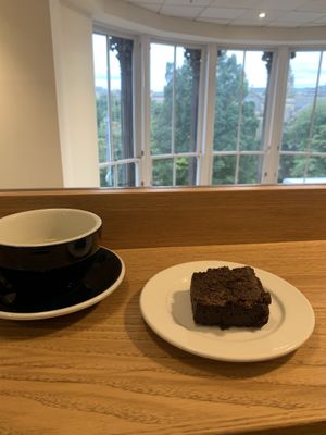 window view at Cafe W - Princes St in Edinburgh