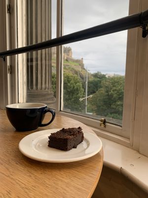 view at Cafe W - Princes St in Edinburgh