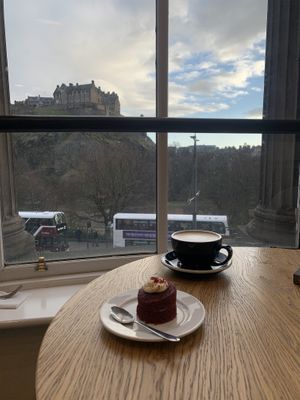 view #Veganuary at Cafe W - Princes St in Edinburgh