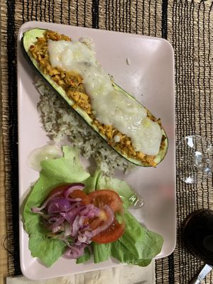 Berenjena rellenaa  at Flow Food in Gijon