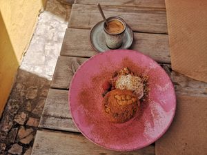 Sobremesa e café at Avocado in Obidos