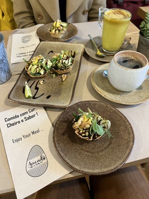 Vegan Tofu tacos 🌮   at Avocado in Obidos