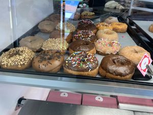 All vegan this shelf  at Missy's Cupcakes in Ventura