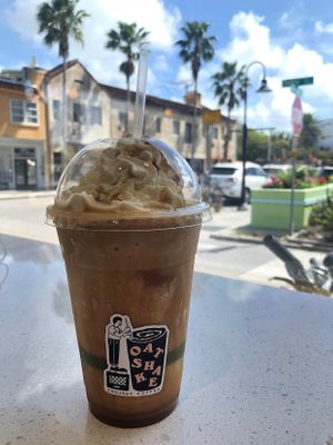 Caramel frappuccino  at Project Coffee - Burns Court in Sarasota