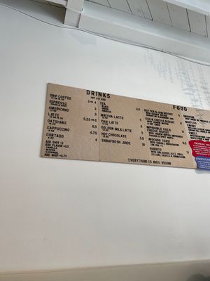 Menu 1 at Project Coffee - Burns Court in Sarasota