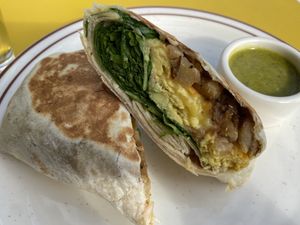 Breakfast burrito  at Project Coffee - Burns Court in Sarasota