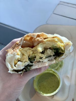 Breakfast burrito  at Project Coffee - Burns Court in Sarasota