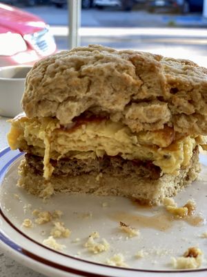 Breakfast sandwich!  at Project Coffee - Burns Court in Sarasota