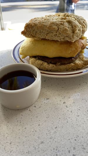 Breakfast sandwich!  at Project Coffee - Burns Court in Sarasota