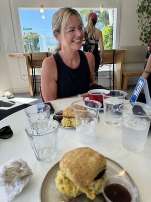 Brekkie with my bestie  at Project Coffee - Burns Court in Sarasota