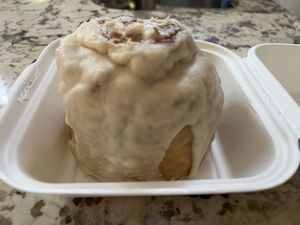 Classic cinnamon bun $6  at Project Coffee - Burns Court in Sarasota