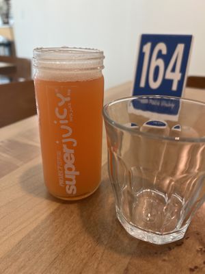 Pineapple and strawberry juice  at Project Coffee - Burns Court in Sarasota