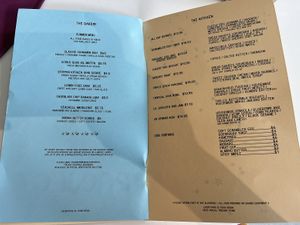 Food menu  at Project Coffee - Burns Court in Sarasota