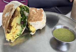 All day burrito  at Project Coffee - Burns Court in Sarasota