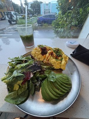 Couldn't finish it all! Lots of food   at Project Coffee - Burns Court in Sarasota