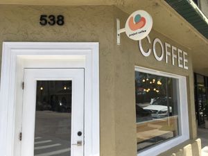 Front Entrance at Project Coffee - Burns Court in Sarasota