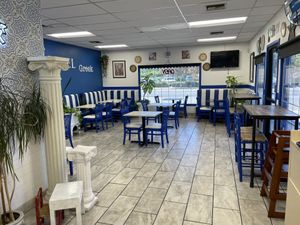 Dining  at Go Falafel in Stockton