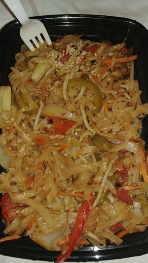 Vegan pad Thai at Marco Polo Global Restaurant in Salem