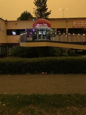 From the outside at Marco Polo Global Restaurant in Salem