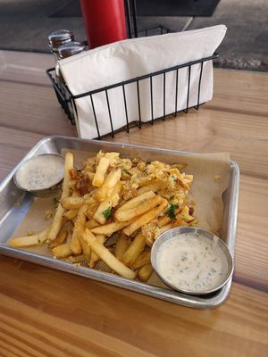Garlic Fries with ranch for the win at Craft Roots  in Morgan Hill