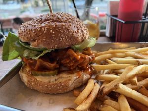 Buffalo ranch sandwich   at Craft Roots  in Morgan Hill