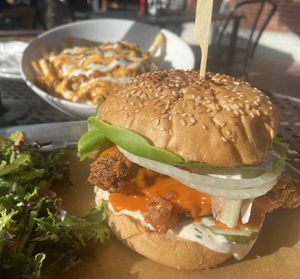 Buffalo ranch mushroom sandwich  at Craft Roots  in Morgan Hill