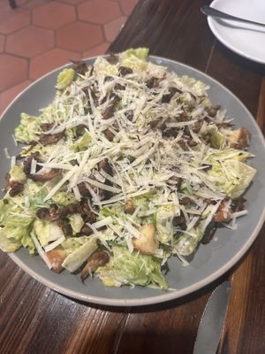 Caesar salad with mushrooms   at Craft Roots  in Morgan Hill