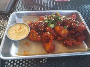 Korean BBQ Cauliflower Bites at Craft Roots  in Morgan Hill