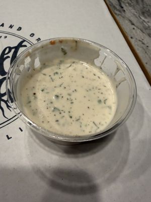 In house made vegan ranch!  at Craft Roots  in Morgan Hill