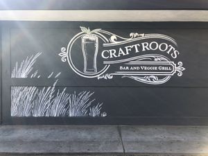 Side wall mural at Craft Roots  in Morgan Hill